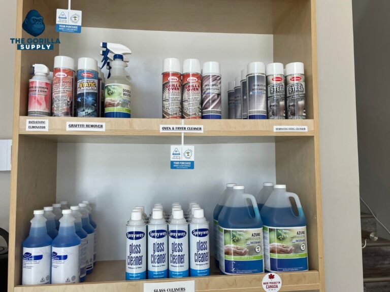 Cleaning supplies in Lake Country